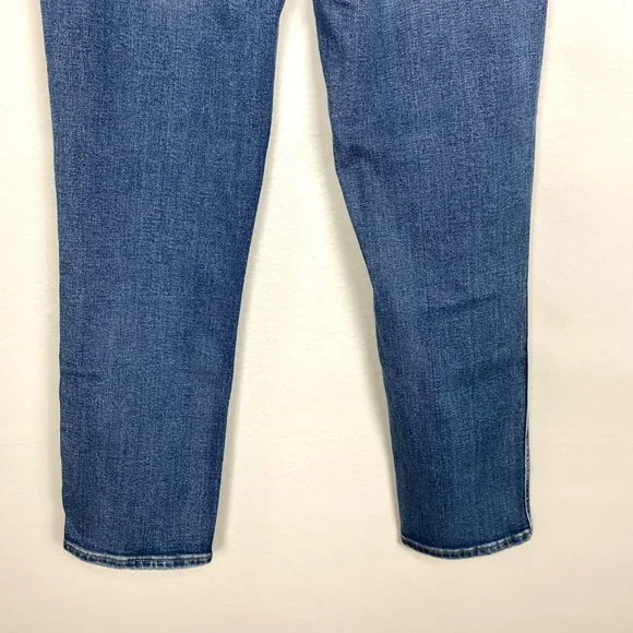 Gap Vintage Slim High Rise Straight Jeans Blue 6 - Picture 8 of 9